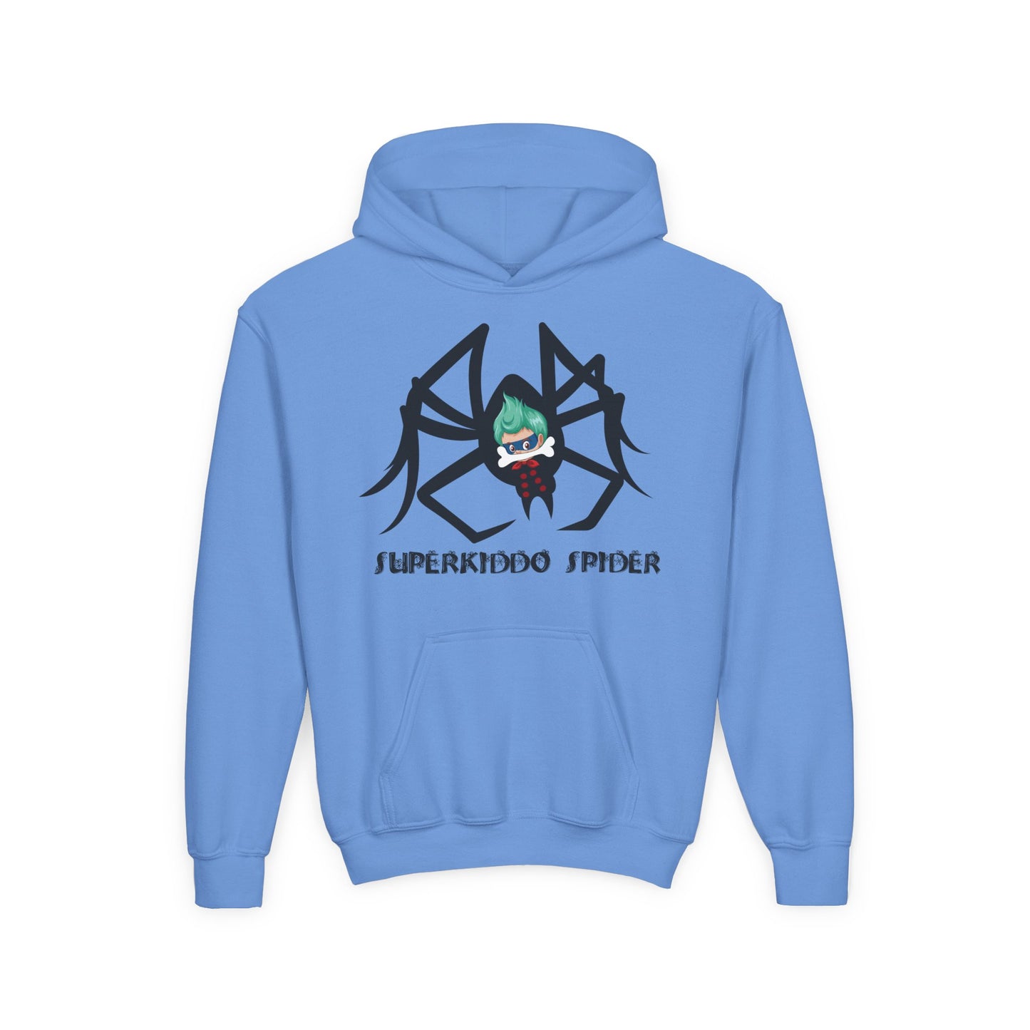 Youth Heavy Blend Hooded Sweatshirt - Spider kiddo