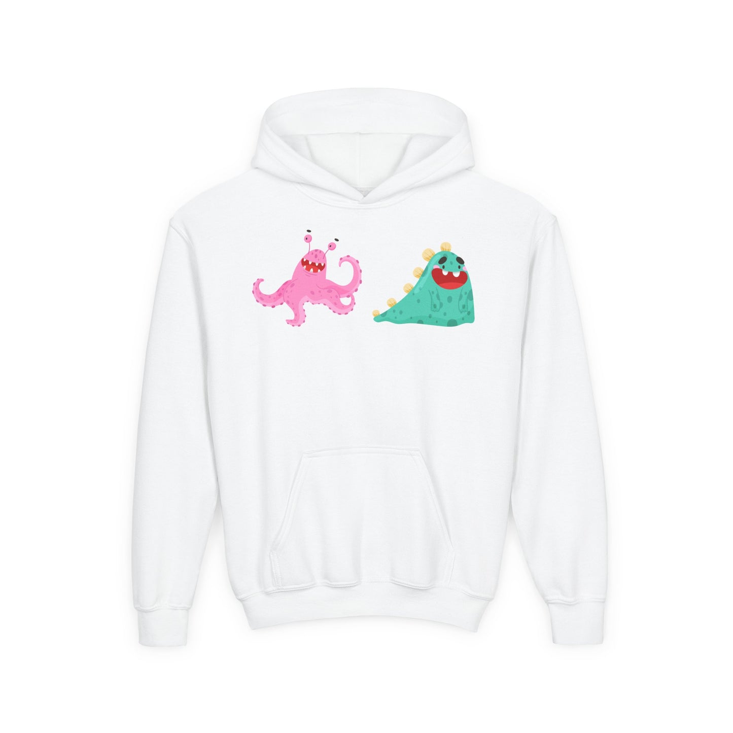 Youth Heavy Blend Hooded Sweatshirt - Joyful monster
