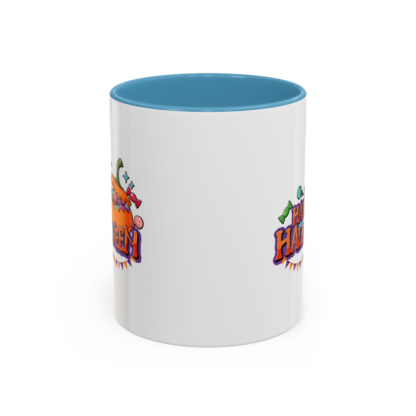 Accent Coffee Mug - Happy halloween banner