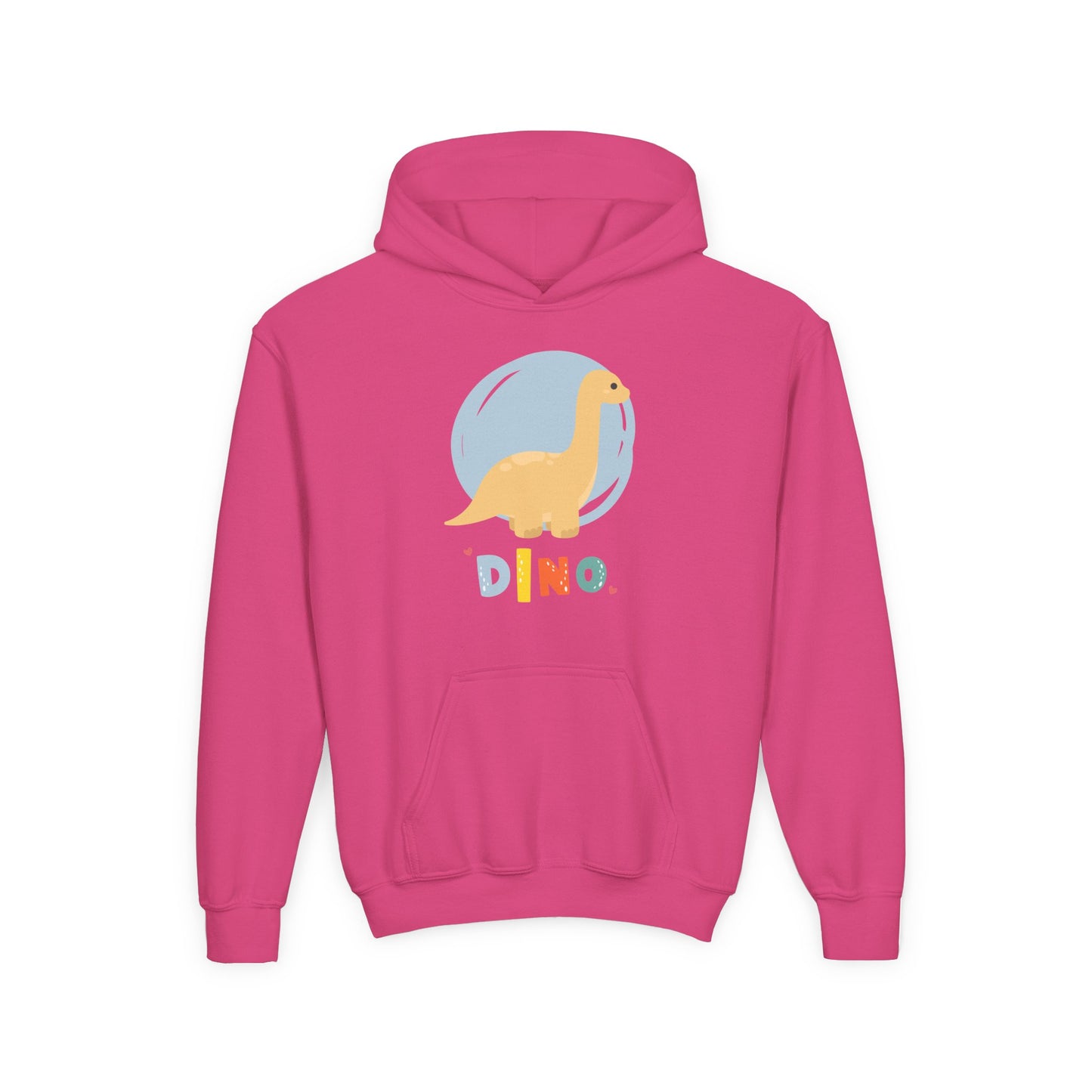 Youth Heavy Blend Hooded Sweatshirt - Dino Embrace