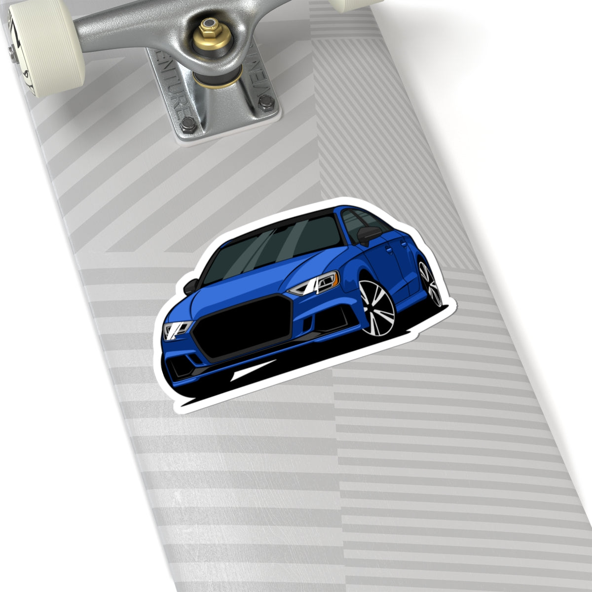 Kiss-Cut Vinyl Decals - Race car