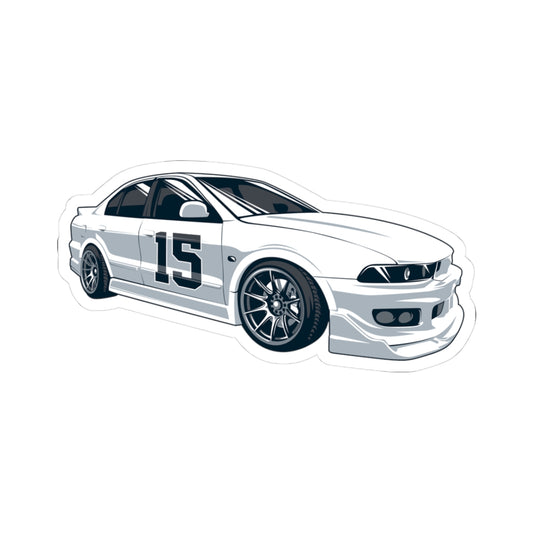 Kiss-Cut Stickers - Japanese old drift car