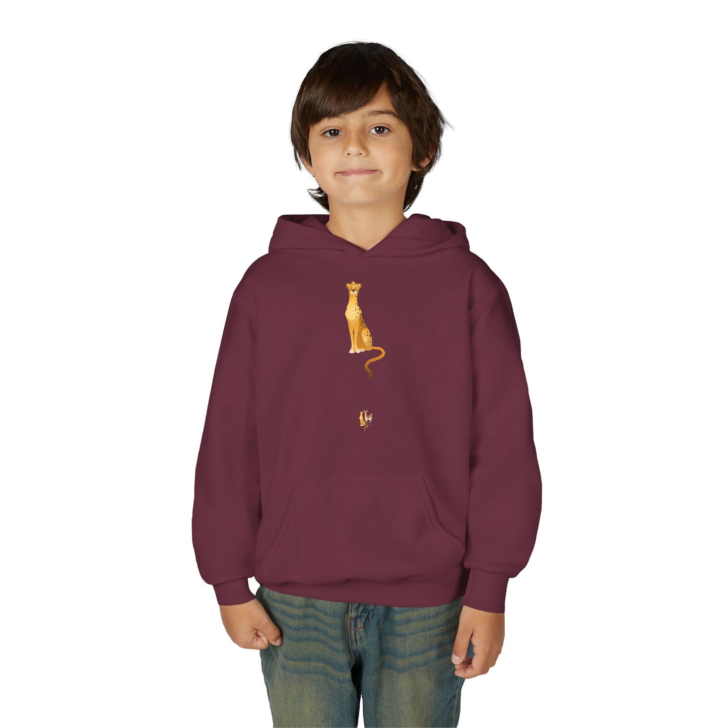 Youth Heavy Blend Hooded Sweatshirt - Tiger