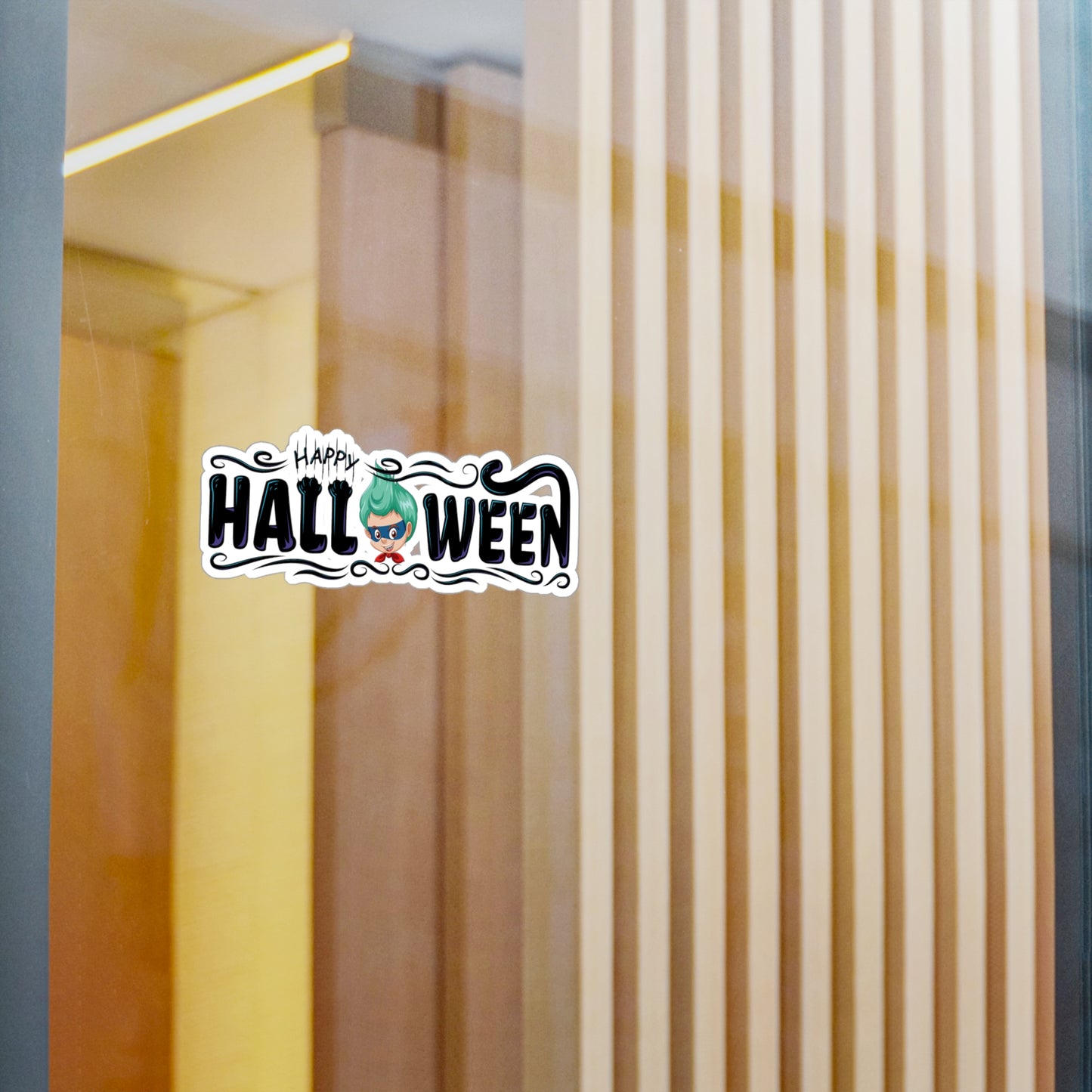 Halloween Kiss-Cut Vinyl Decals – Happy halloween by super kiddo