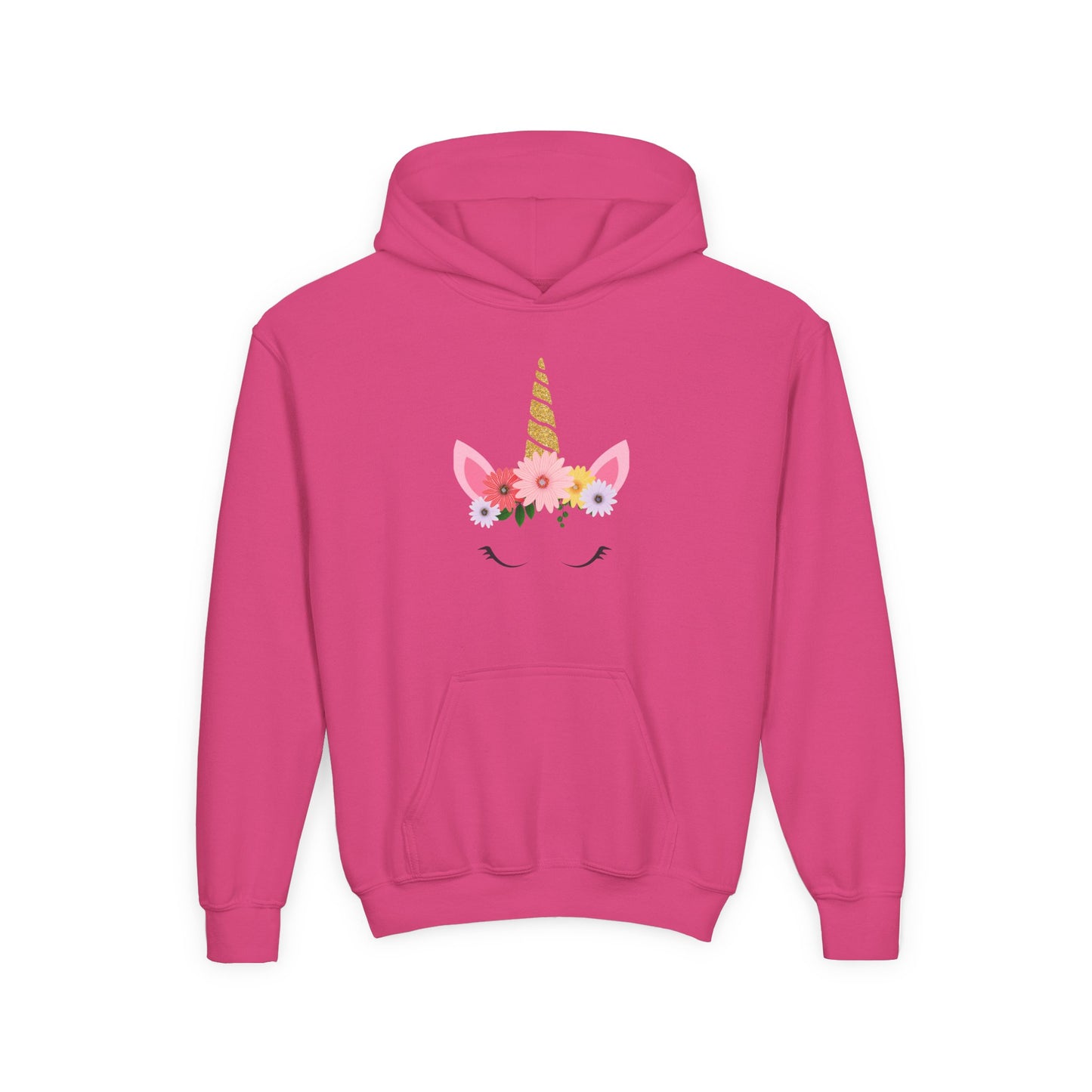 Youth Heavy Blend Hooded Sweatshirt - Unicorn
