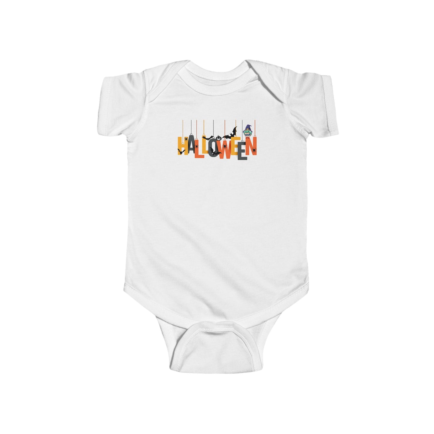 Infant Bodysuit - Holloween hanging letters