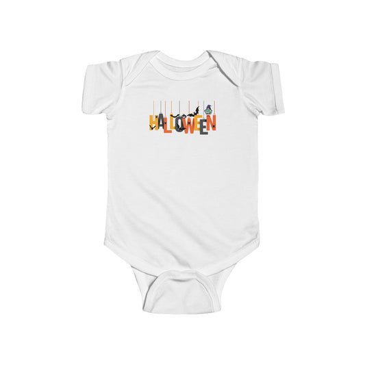 Infant Bodysuit - Holloween hanging letters