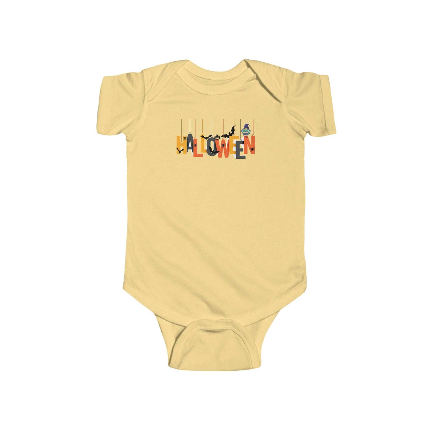 Infant Bodysuit - Holloween hanging letters