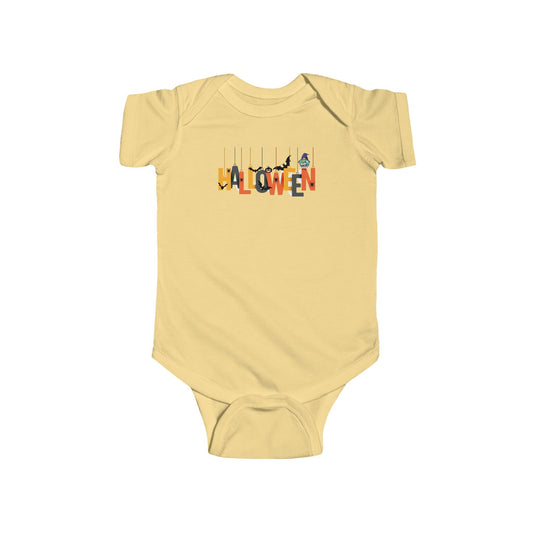 Infant Bodysuit - Holloween hanging letters Printify