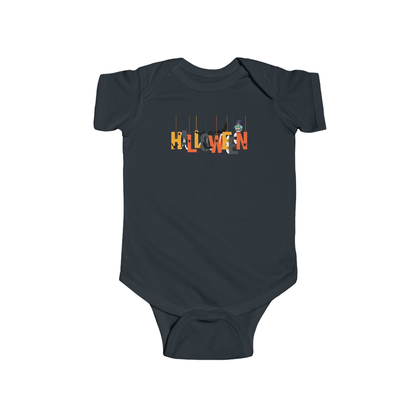 Infant Bodysuit - Holloween hanging letters