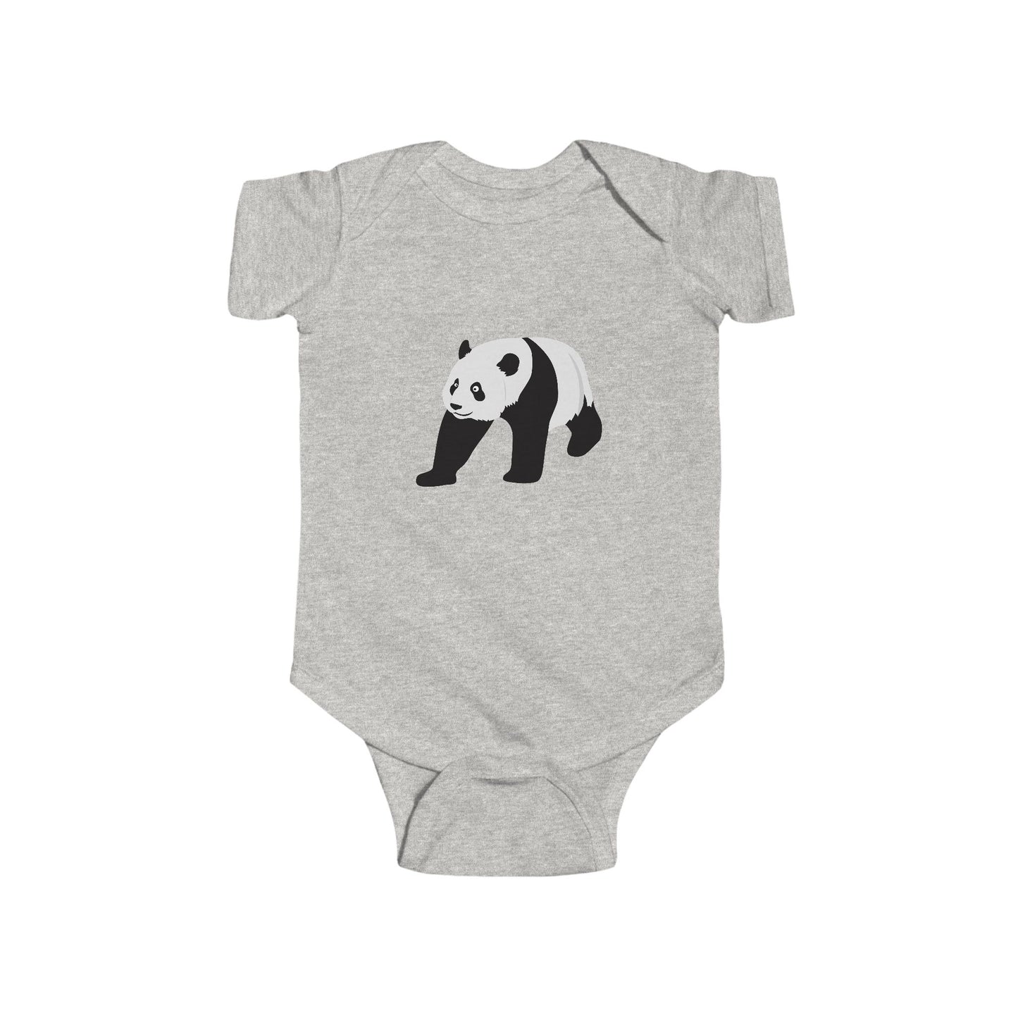 Infant Fine Jersey Bodysuit - Crawling panda