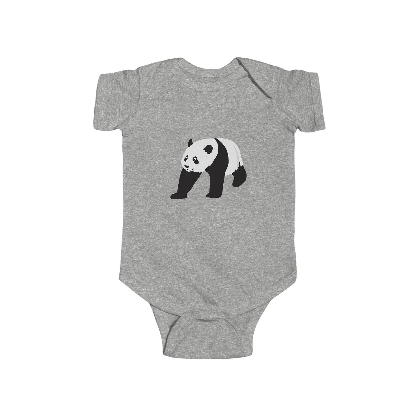 Infant Fine Jersey Bodysuit - Crawling panda