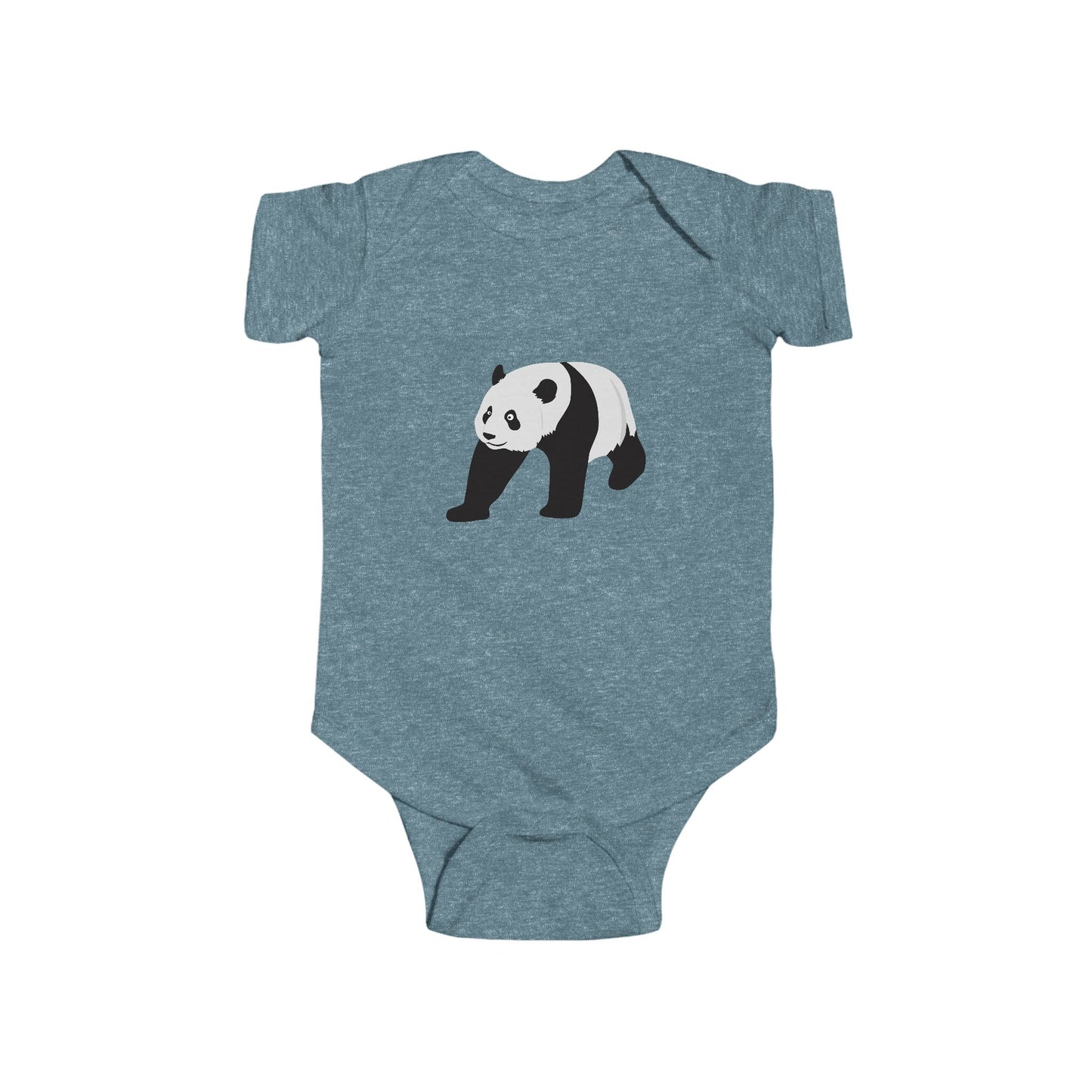 Infant Fine Jersey Bodysuit - Crawling panda