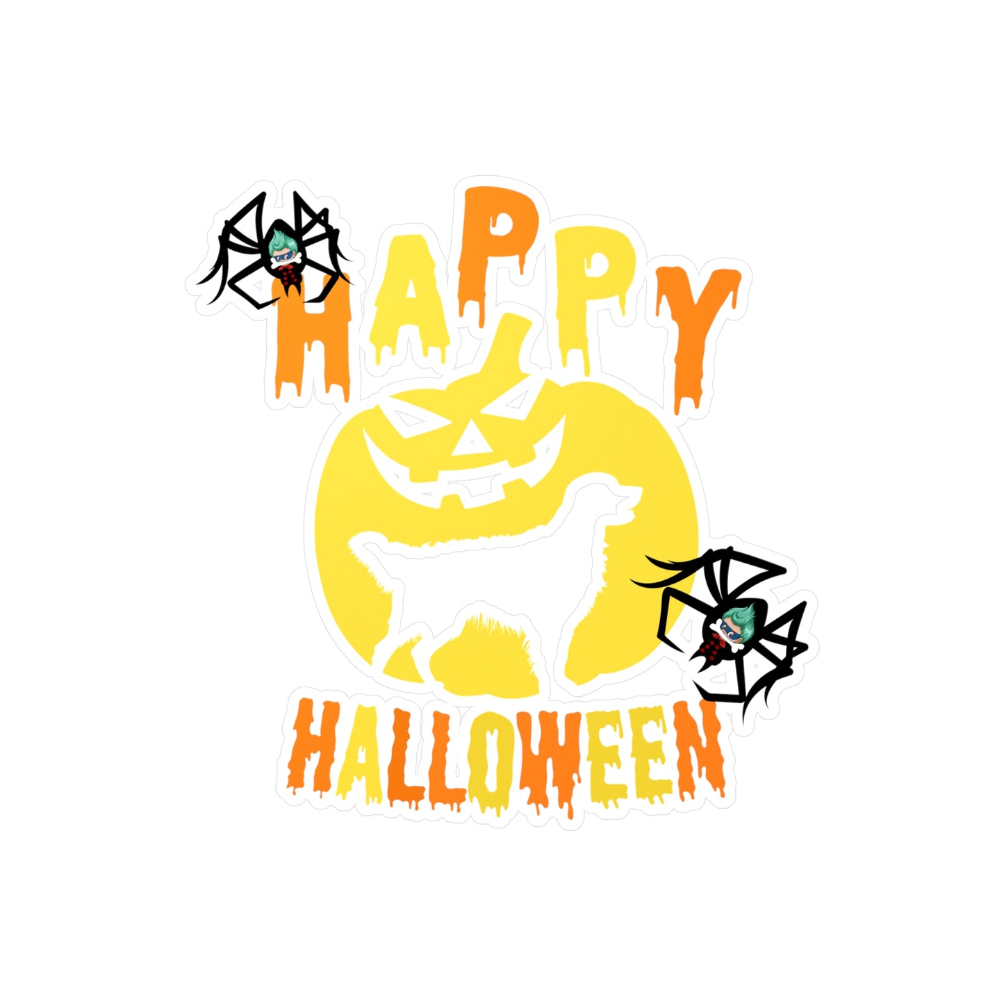 Halloween Kiss-Cut Vinyl Decals – Happy holloween