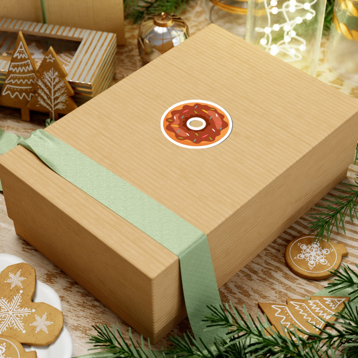 Kiss-Cut Stickers - Doughnut
