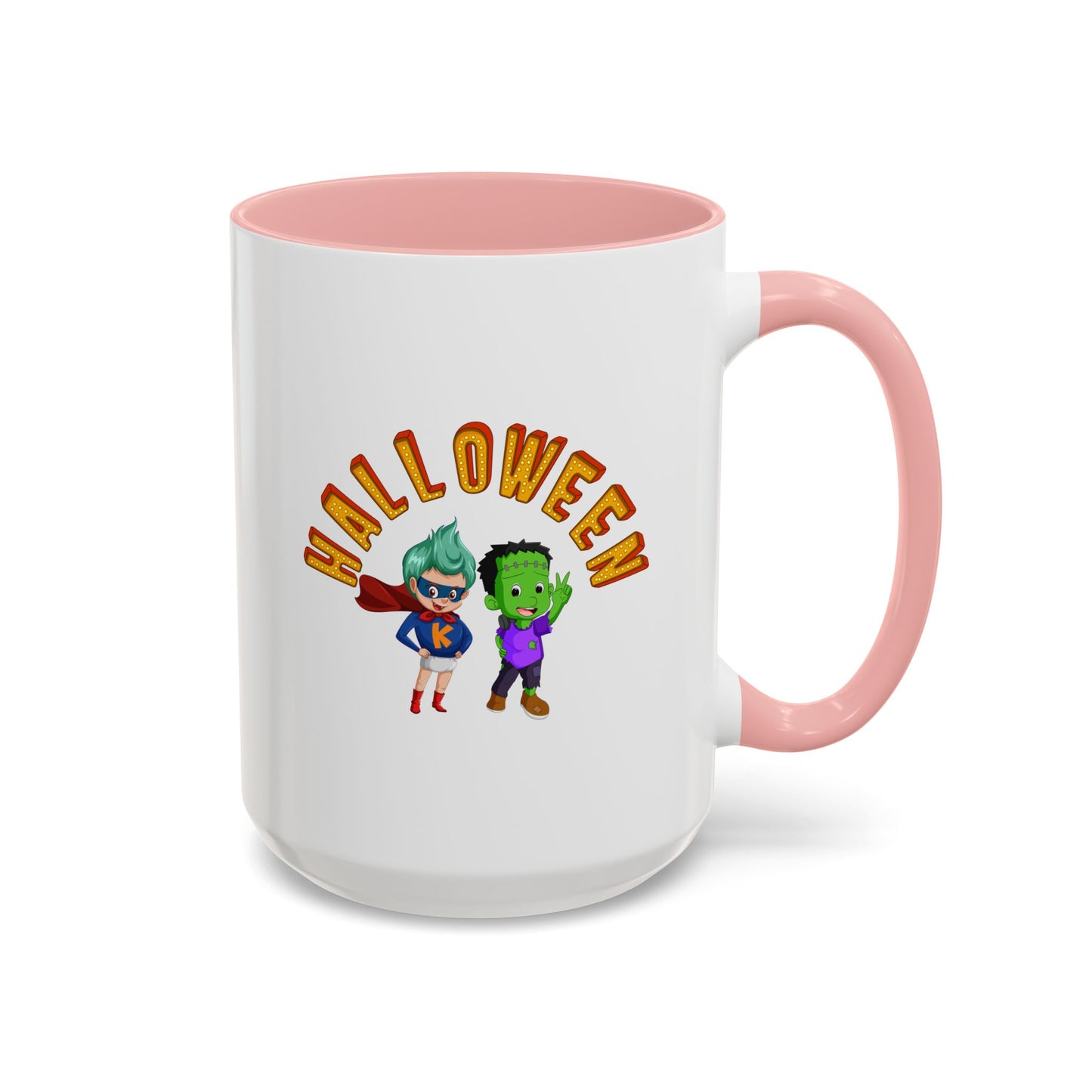 Accent Coffee Mug - Holloween with super kiddo