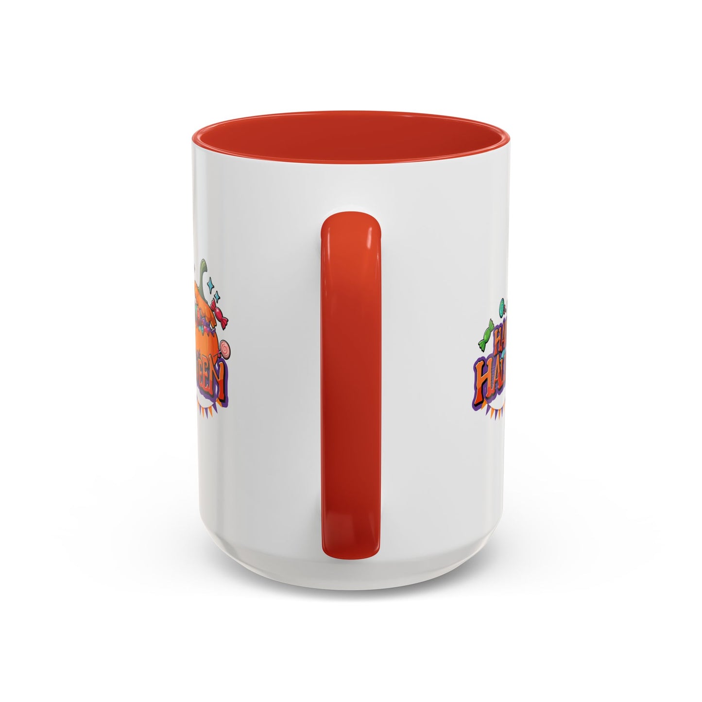 Accent Coffee Mug - Happy halloween banner