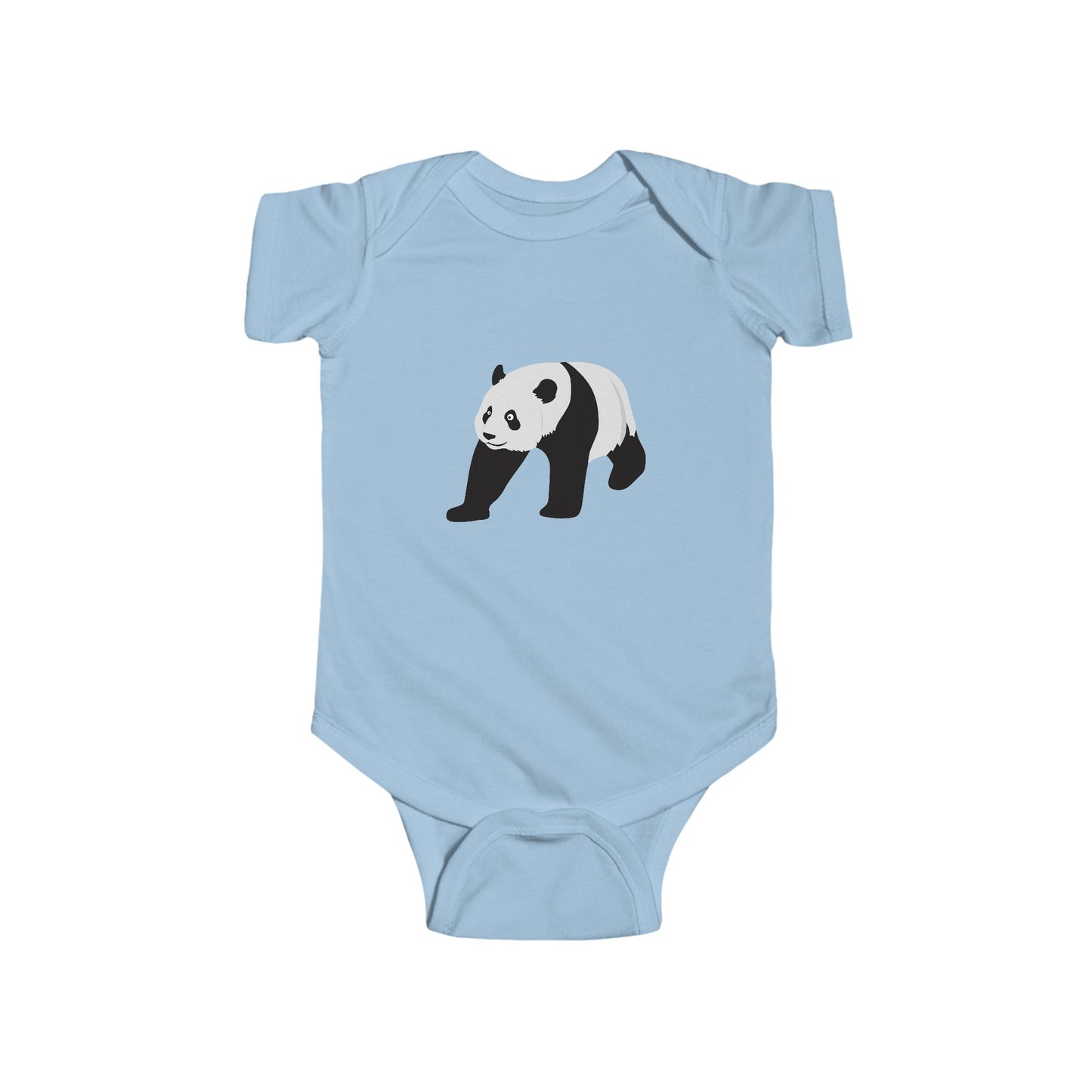 Infant Fine Jersey Bodysuit - Crawling panda
