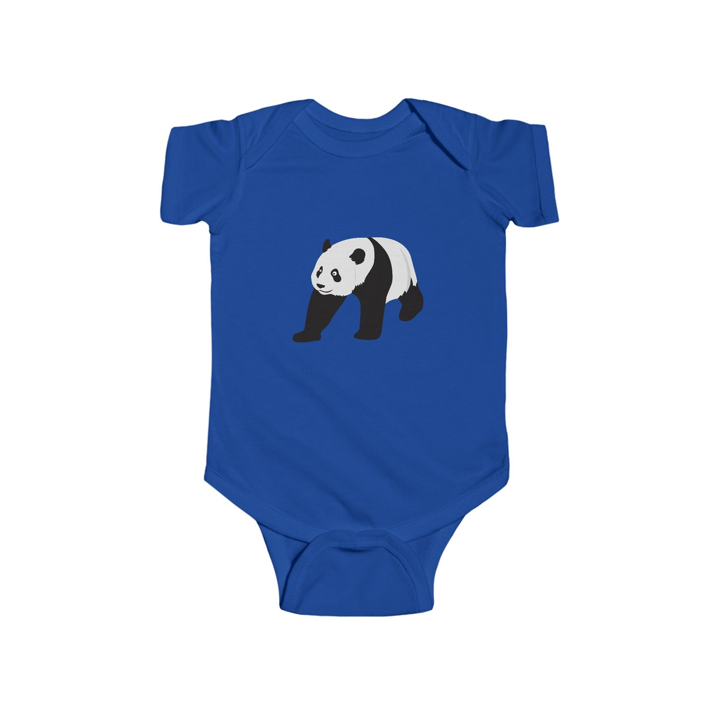 Infant Fine Jersey Bodysuit - Crawling panda
