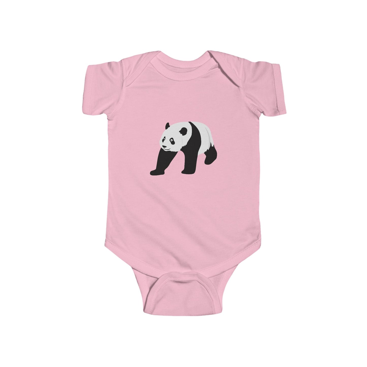 Infant Fine Jersey Bodysuit - Crawling panda