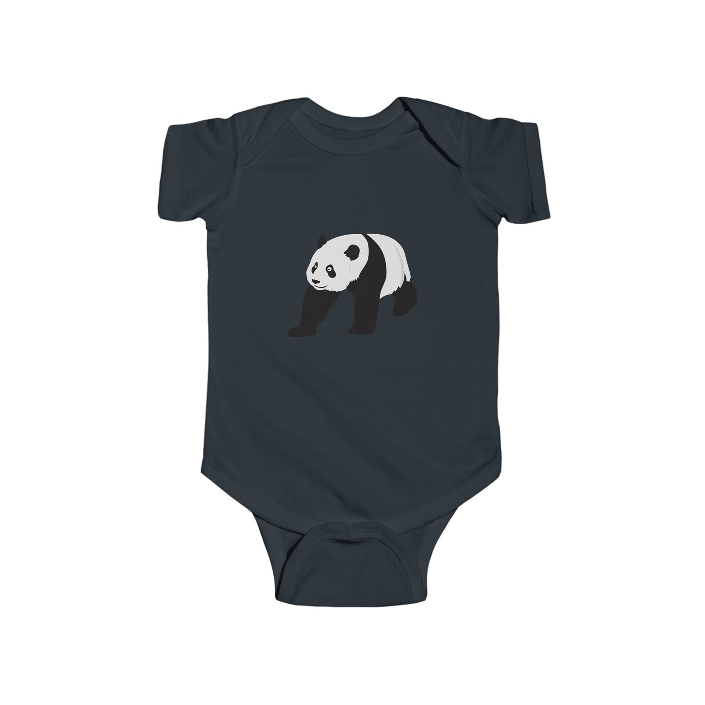Infant Fine Jersey Bodysuit - Crawling panda