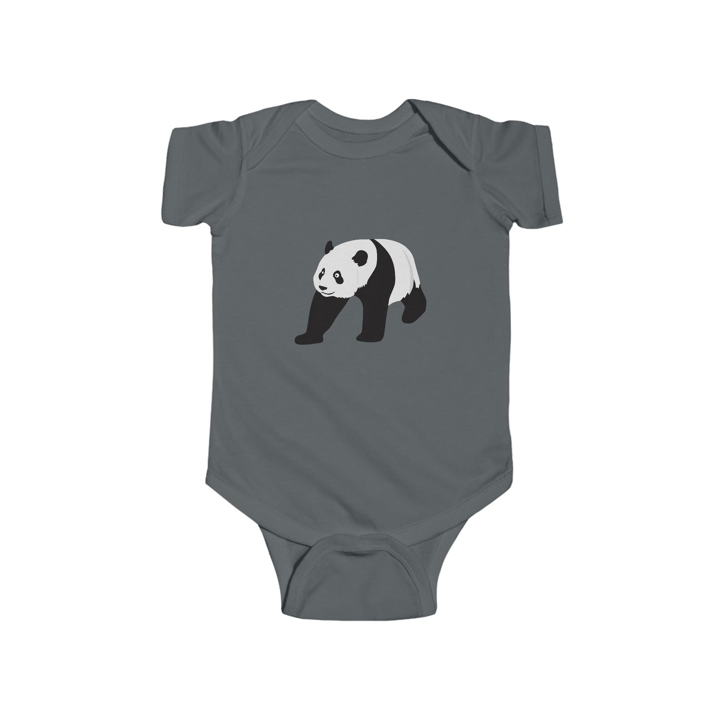 Infant Fine Jersey Bodysuit - Crawling panda
