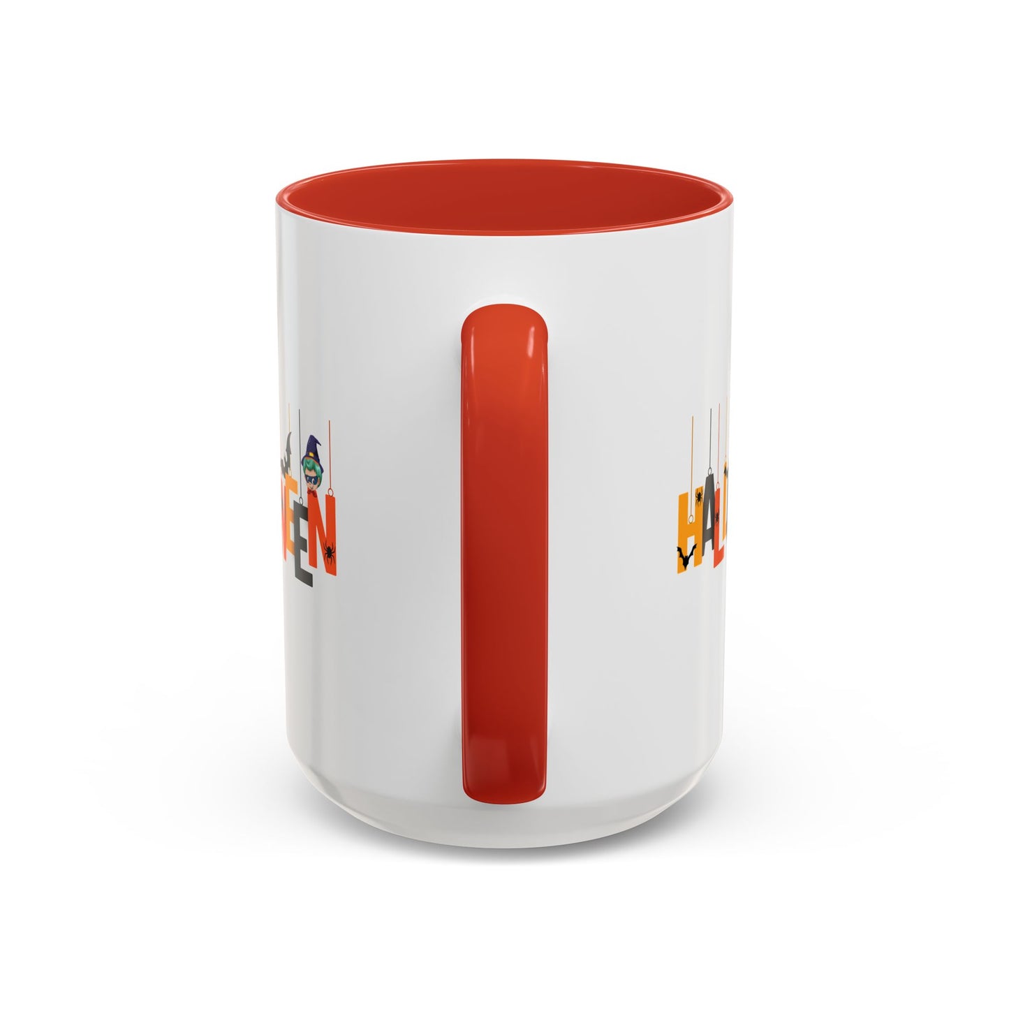 Accent Coffee Mug - Holloween hanging letters
