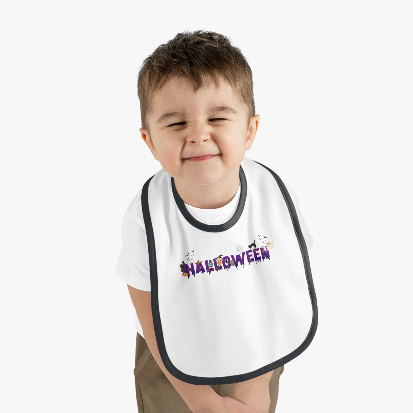 Baby Bib - Holloween word