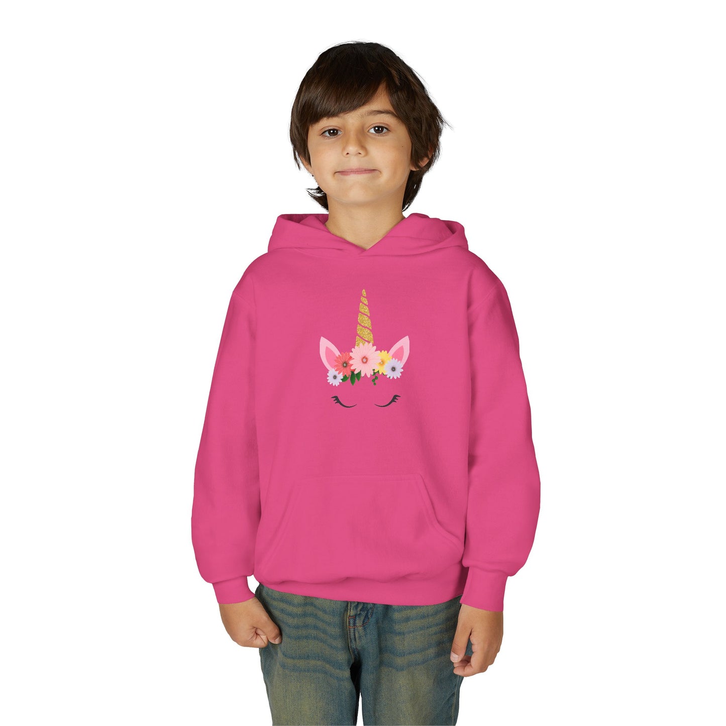 Youth Heavy Blend Hooded Sweatshirt - Unicorn