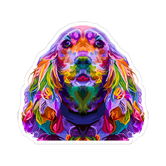 Kiss-Cut Stickers - The golden retriever Printify