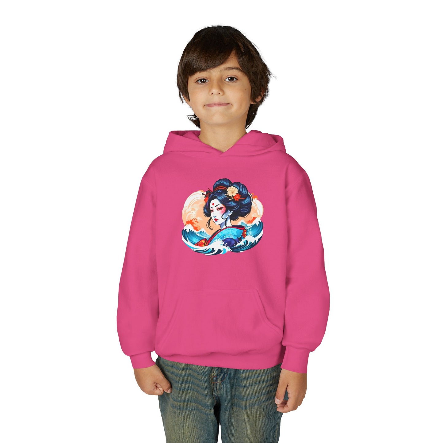 Youth Heavy Blend Hooded Sweatshirt - Japanese Beauty
