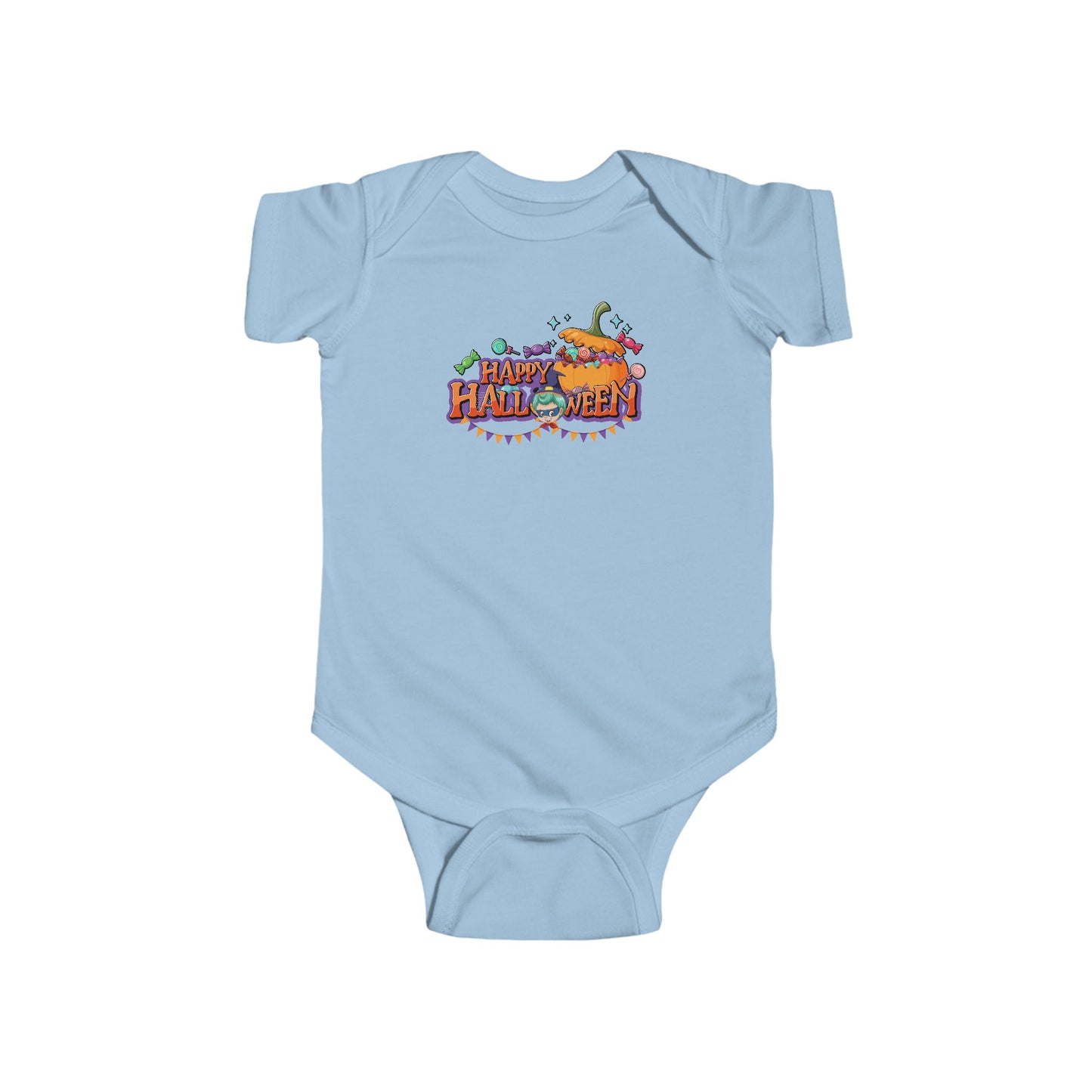 Infant Bodysuit - Happy halloween banner