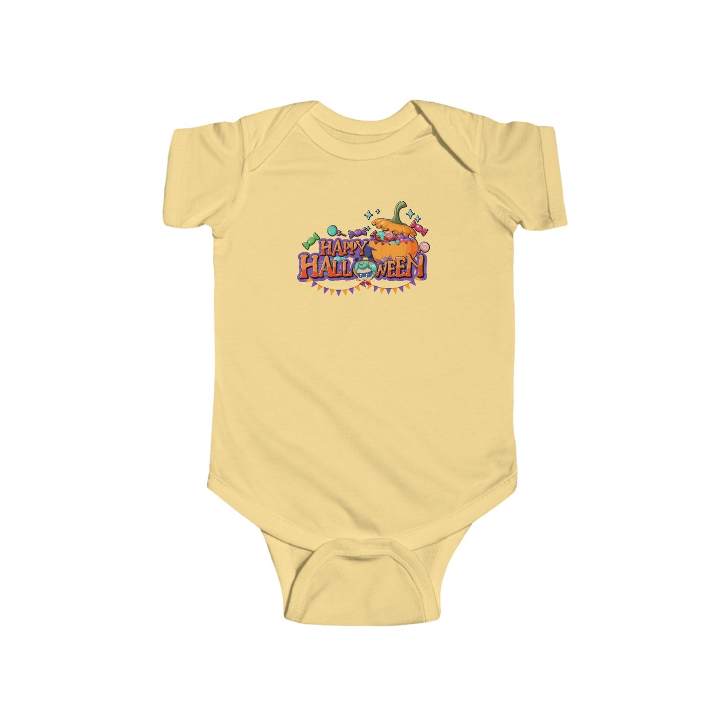 Infant Bodysuit - Happy halloween banner