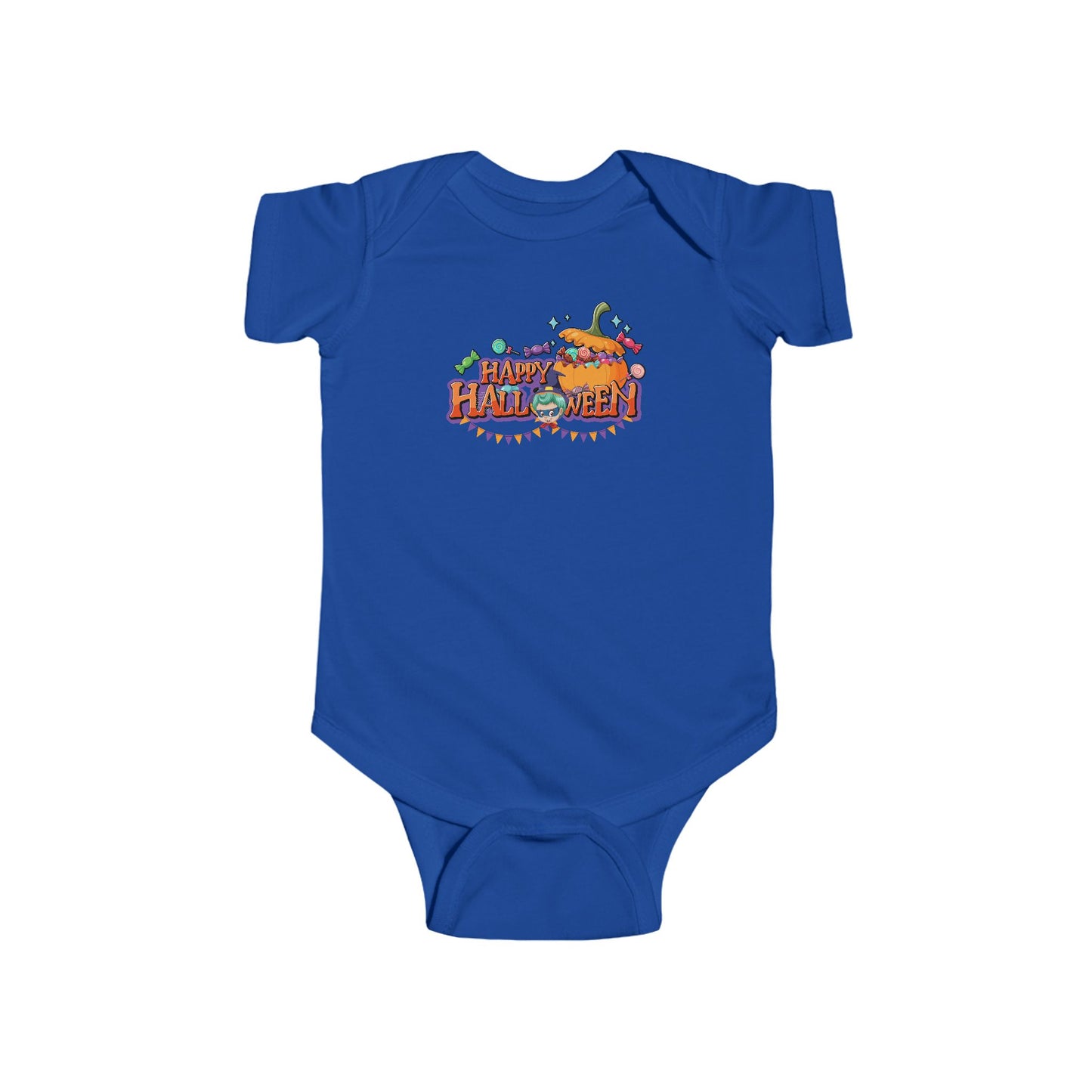 Infant Bodysuit - Happy halloween banner