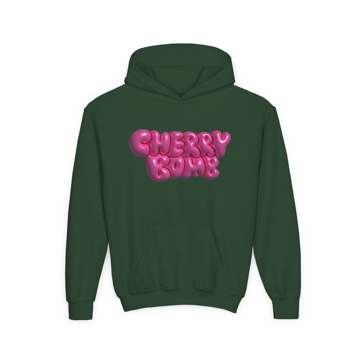 Youth Heavy Blend Hooded Sweatshirt - Cherry Bomb