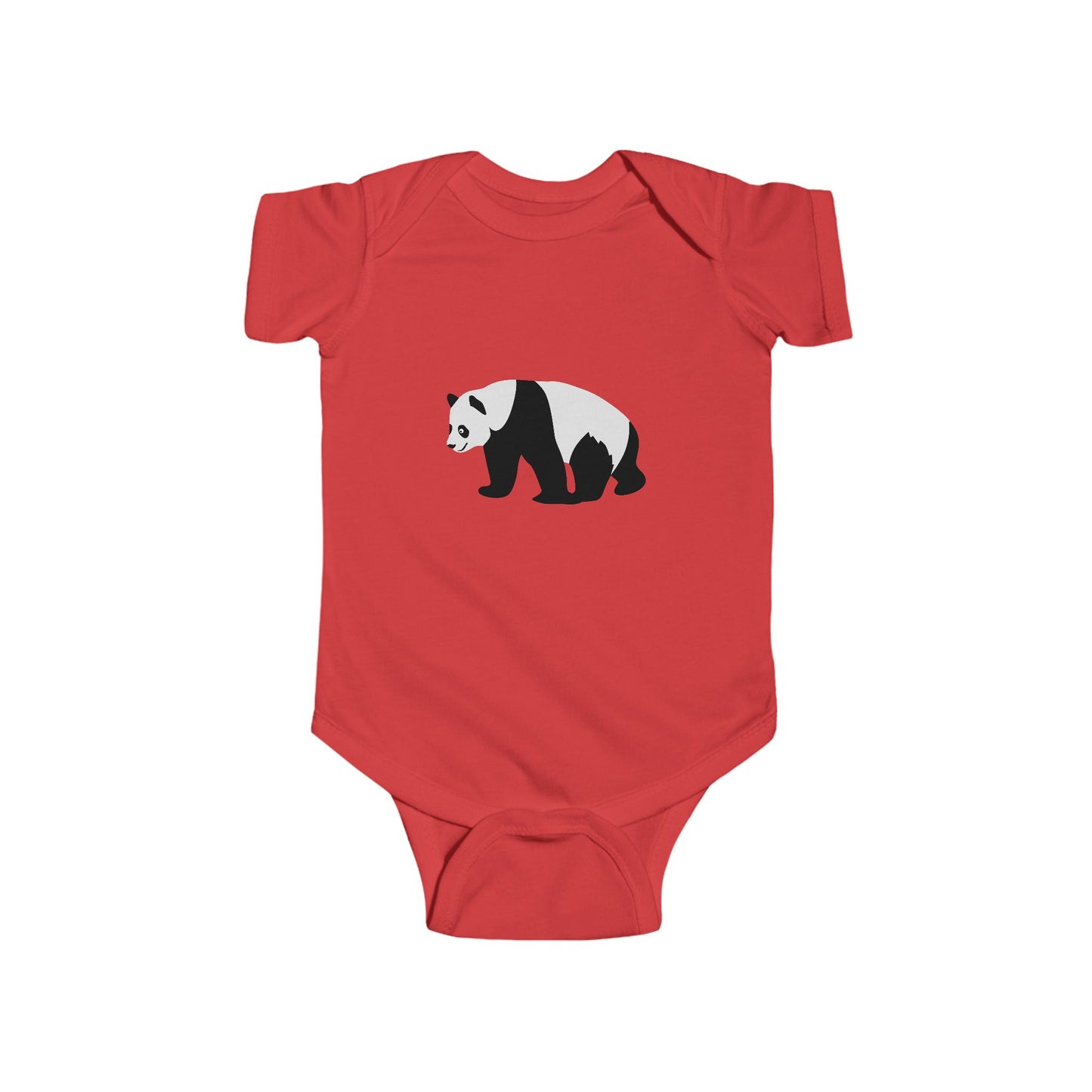 Infant Fine Jersey Bodysuit - walking panda
