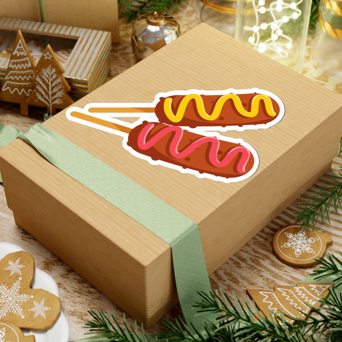 Kiss-Cut Vinyl Decals - Sausage