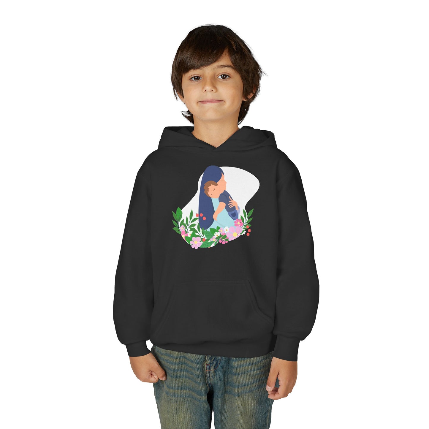 Youth Heavy Blend Hooded Sweatshirt - Mothers love