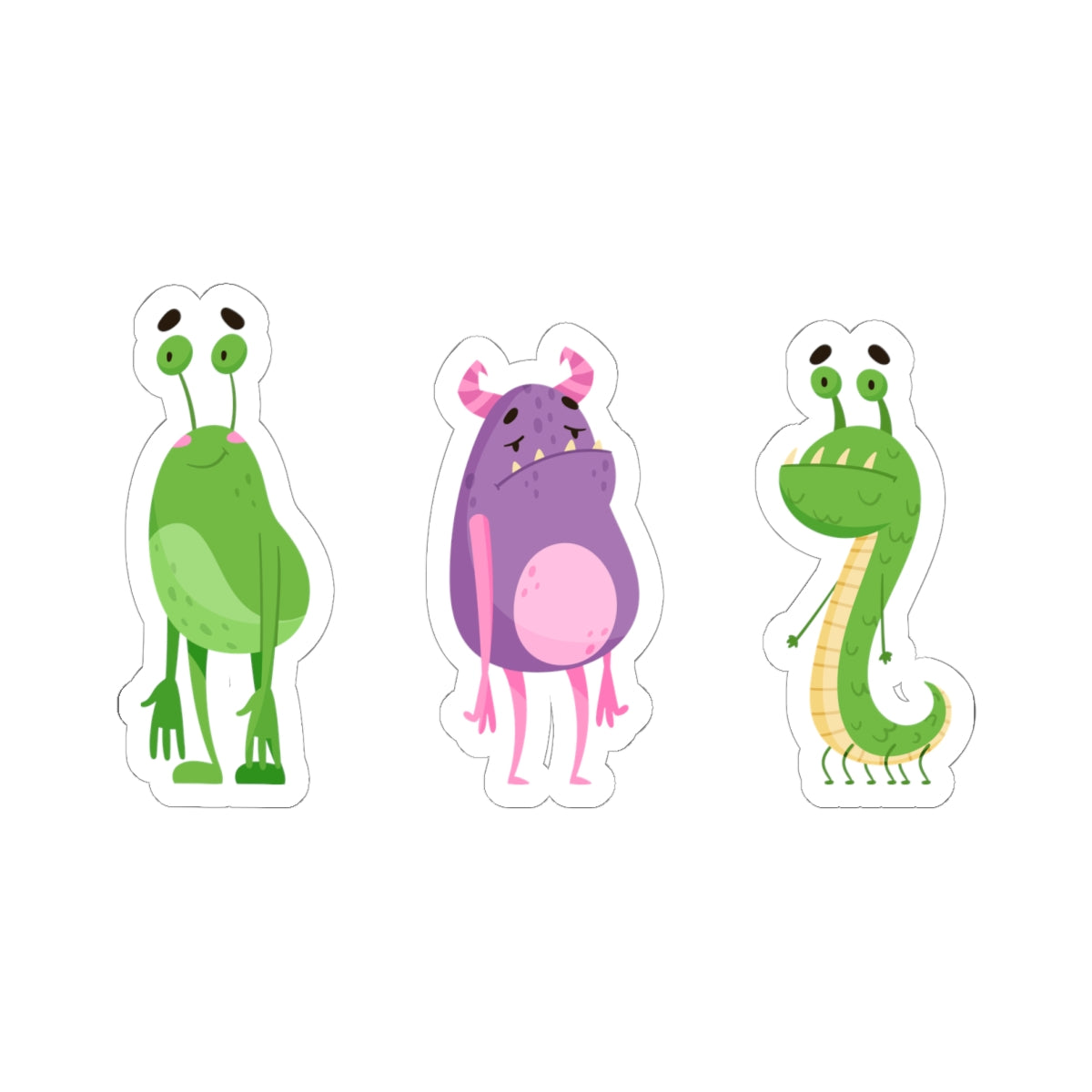 Kiss-Cut Vinyl Decals - Baby monsters