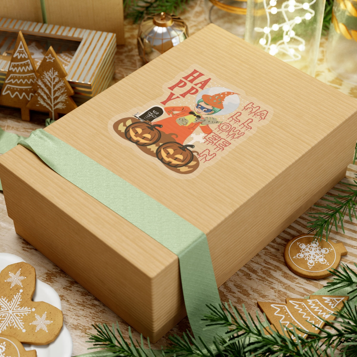 Kiss-Cut Stickers - Holloween design by super kiddo