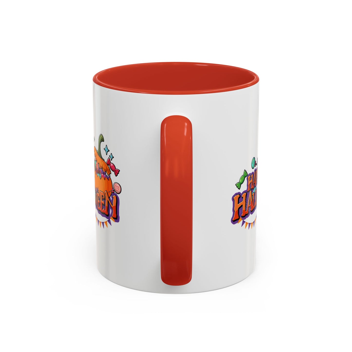 Accent Coffee Mug - Happy halloween banner