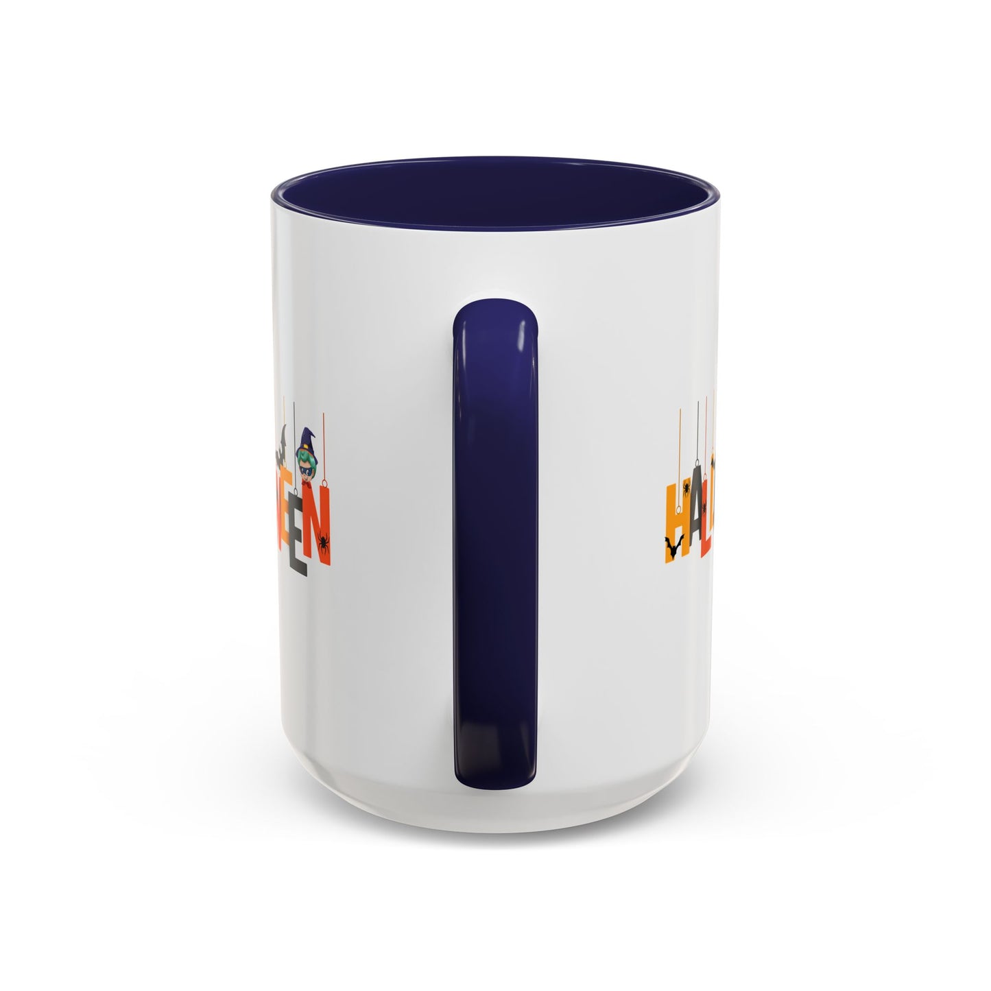 Accent Coffee Mug - Holloween hanging letters