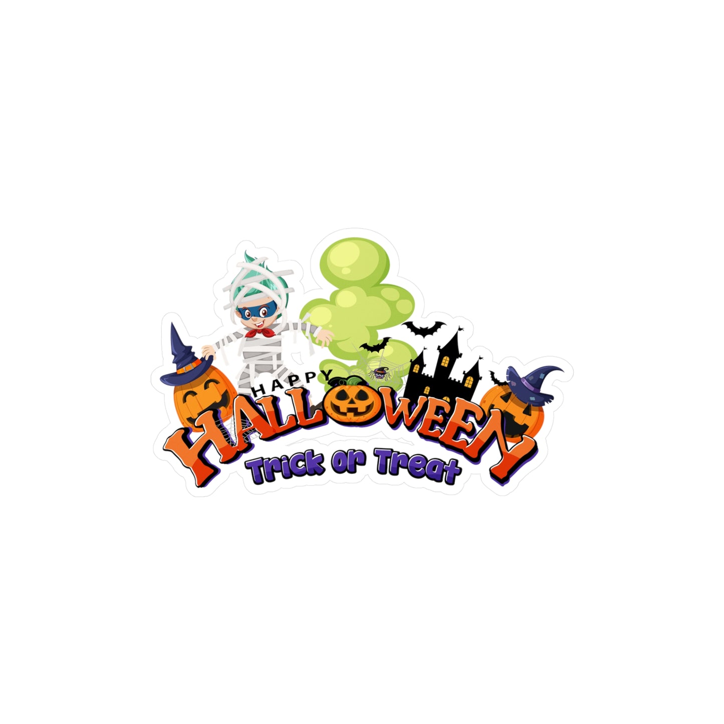 Halloween Kiss-Cut Vinyl Decals – Trick or Treat
