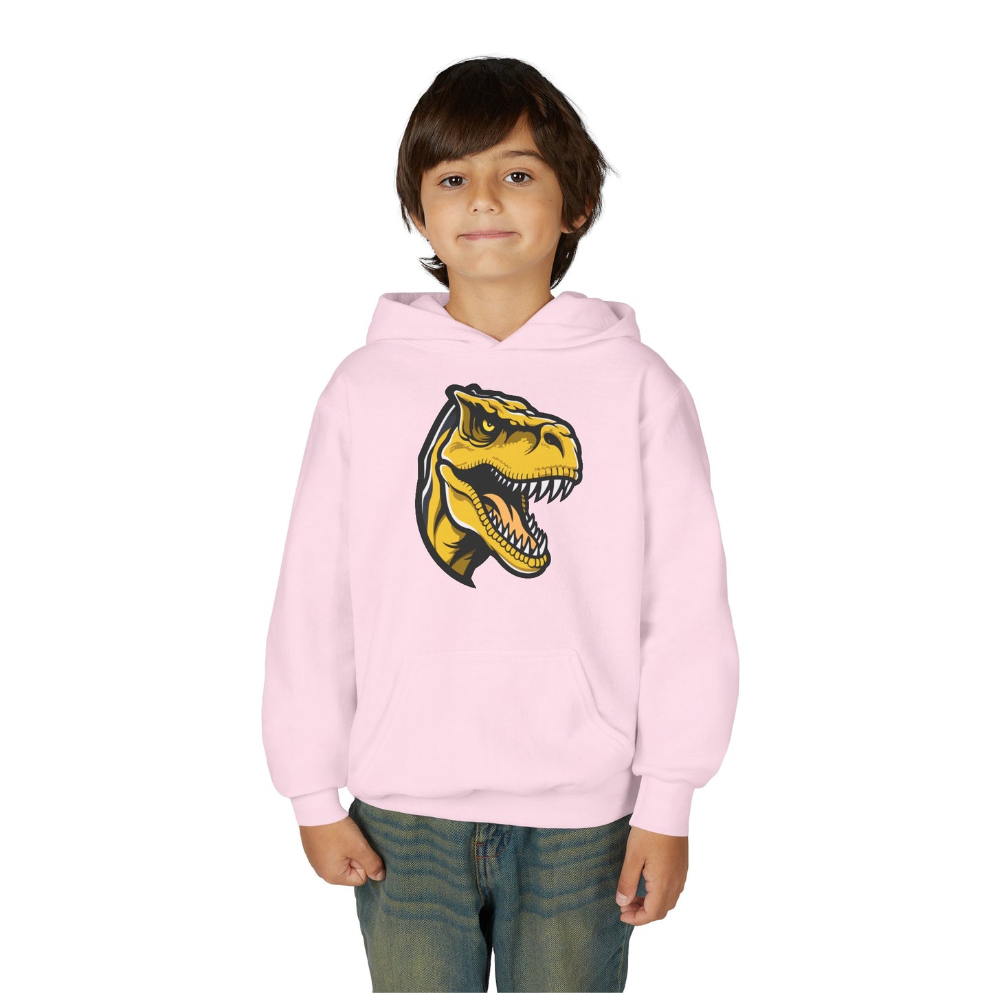 Youth Heavy Blend Hooded Sweatshirt - Tyrannosaurus rex