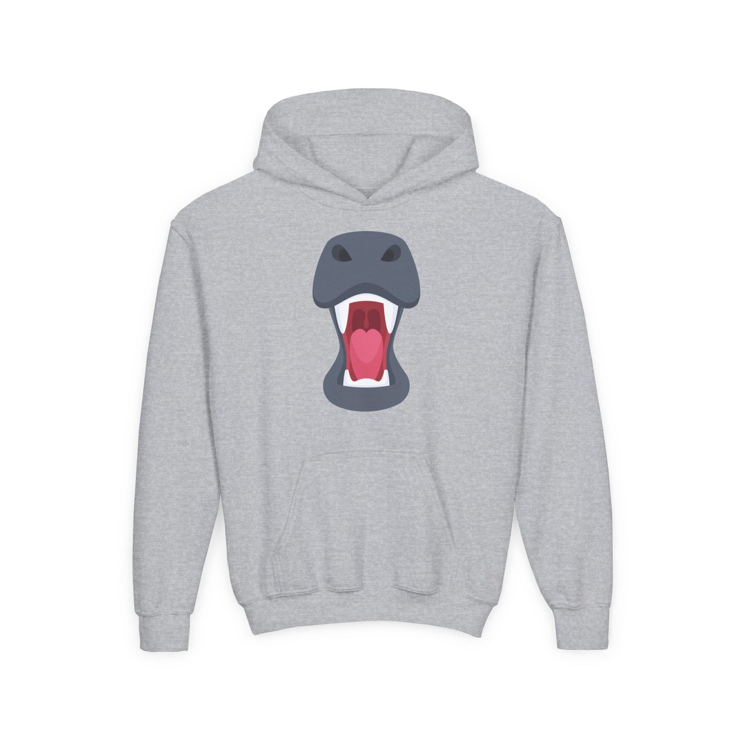 Youth Heavy Blend Hooded Sweatshirt -  Rhinos face
