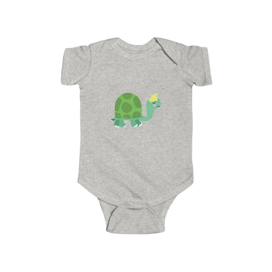 Adorable sleeping turtle infant bodysuit Printify