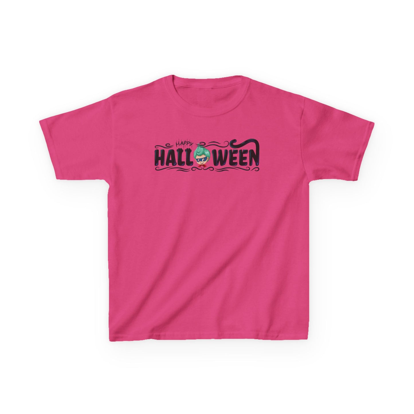 Kids Heavy Cotton™ Tee - Happy halloween by super kiddo