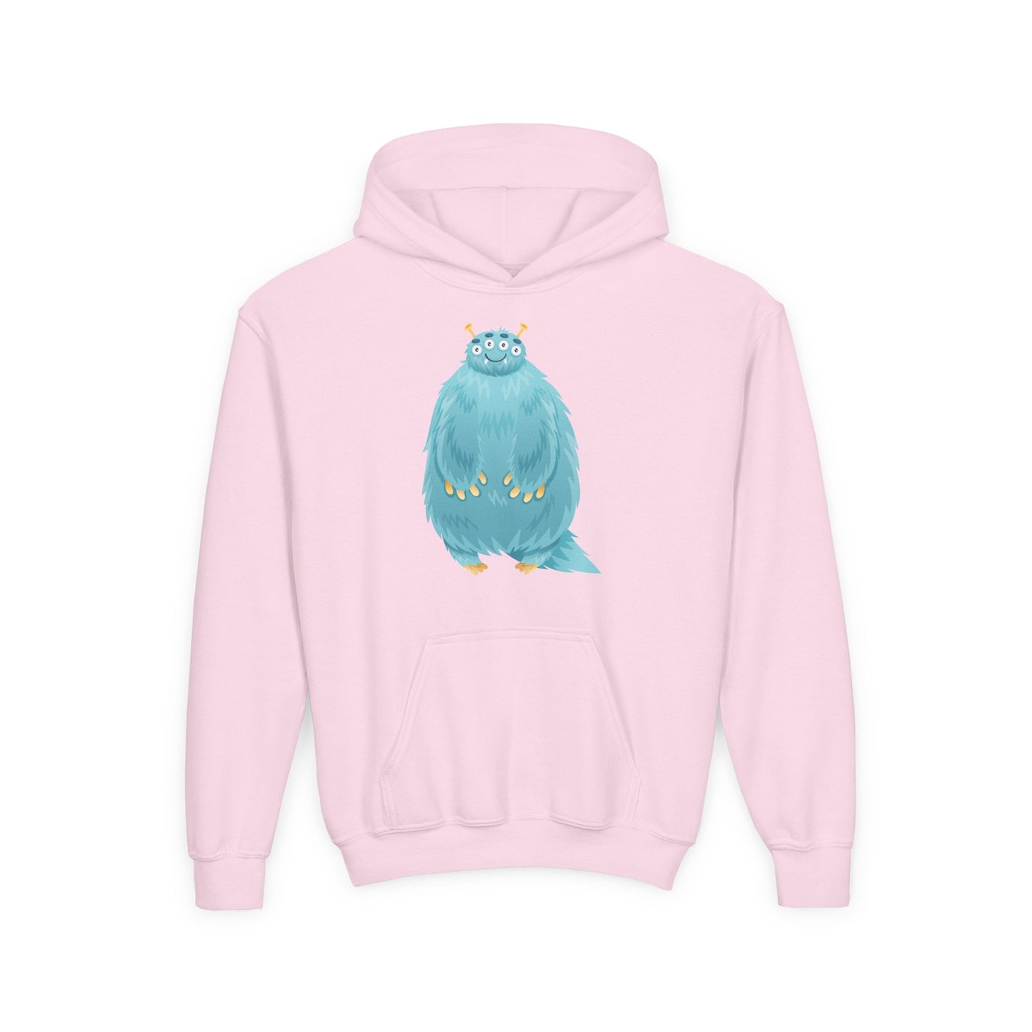 Youth Heavy Blend Hooded Sweatshirt - Blue monster
