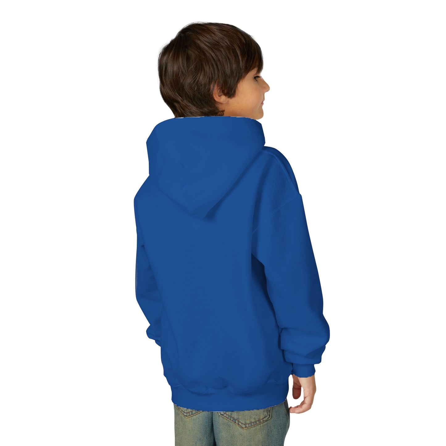 Youth Heavy Blend Hooded Sweatshirt - Tiny Raur, Cute Dino