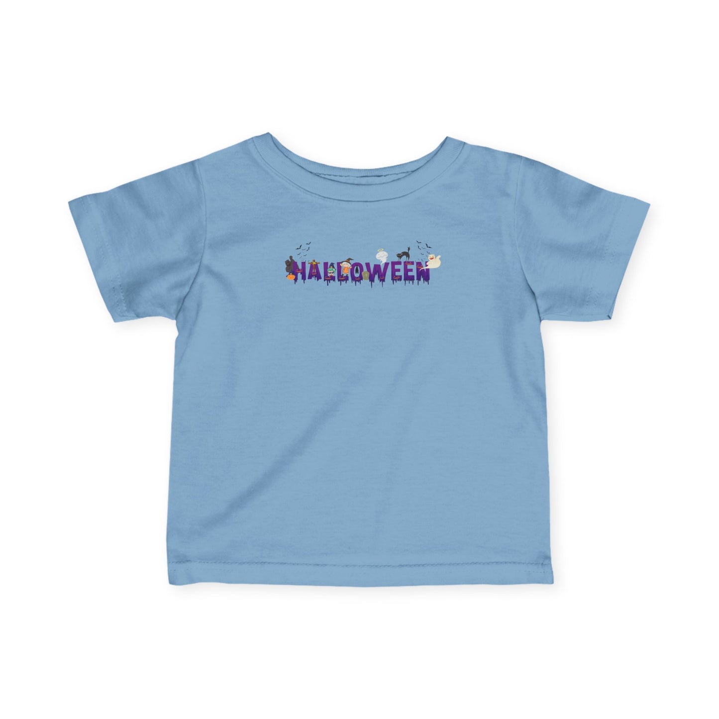 Infant Fine Jersey Tee - Holloween word